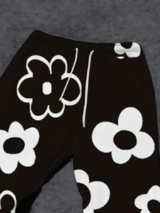 Pantalon de jogging homme tendance coupe évasée 100% coton style hip-hop - Product Image 3