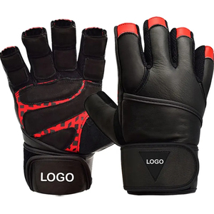 Gants de musculation pour hommes et femmes, excellente adhérence, légers, en PU, demi-doigts, fermeture à boucle, gants de sport - Product Image 6
