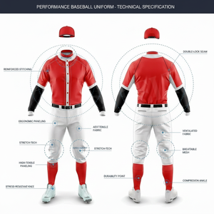 OEM ODM Baseball Uniform Kit Custom Team Jersey Youth Sports Wear Lightweight Breathable Fabric Quick Dry Durable Stitch Uniform - Product Image 2