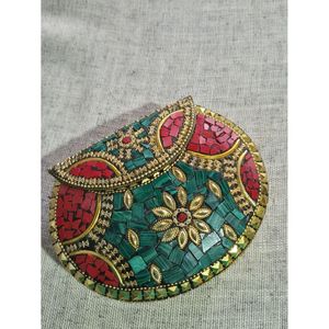 Designer Antique <b>Metal</b> Evening Clutch for Women Elegant <b>Metal</b> <b>Crafts</b> Accessory - Product Image 6