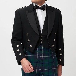 Vestes Prince Charlie écossaises en gros avec gilet – Haute qualité, prix bas – Vestes Prince Charlie personnalisables avec design et logo – 2026 - Product Image 1
