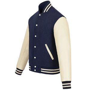 Men Letterman <b>Jacket</b> Wool Stand Customized Printing Cartoon Front Patchwork Embroidered High Street Style Streetwear Sale Low - Product Image 1