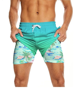 Shorts de Playa Casuales OEM al por Mayor, Diseño Personalizado por Sublimación, Secado Rápido, Ecológicos, 100% Poliéster - Product Image 2