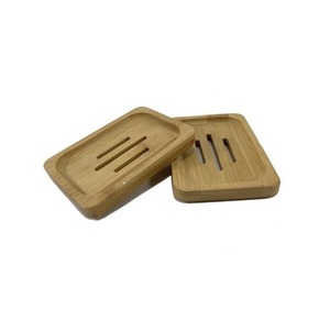 Jabonera Rectangular de Madera Ecológica y Moderna con Almohadillas Antideslizantes para Baño y Cocina - Product Image 2