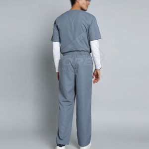 Custom Logo Medical Scrub Uniform <b>Set</b> For <b>Doctors</b> Nurses And Healthcare Professionals Soft Durable Fabric - Product Image 2