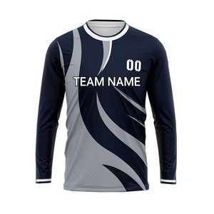 Top Quality Full Sublimation Men's Long Sleeve V Neck T-<b>Shirts</b> 3D Print Custom Design And Size <b>100</b>% <b>Polyester</b> Breathable - Product Image 1