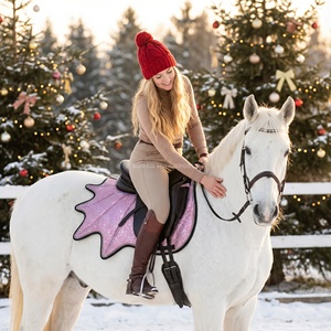 Tapis de selle légers BURAQ MMA SPORTS BRQ-SAD en toile unie avec rembourrage en polyester et doublure en polaire, OEM - Product Image 1