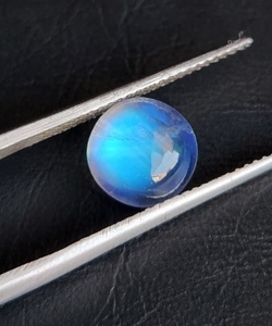 100% Natural <b>Rainbow</b> Moonstone Round Cabochon Available For Wholesale,A.A.A High Quality Loose Gemstone for Jewelry Making - Product Image 2