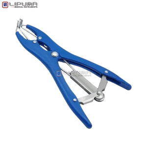 Veterinary Tail Docking <b>Castration</b> <b>Tool</b> for Small Animals Puppy Tail Banding Elastrator with 100 Bands Medic Instrument - Product Image 3