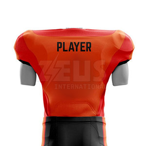 Uniforme de Fútbol Americano de Color Sólido, Uniforme de Fútbol Americano de Secado Rápido Hecho a Medida - Product Image 5