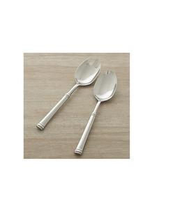 Cuillère et fourchette à salade en métal, durables, résistantes à la rouille, adaptées aux aliments, pour pique-niques en plein air, barbecues, fêtes et services de traiteur - Product Image 3