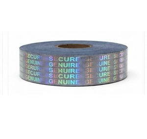 Wholesale High Quality Custom Hologram <b>Security</b> Tape Secure Genuine Tamper Proof Adhesive Roll for Product Packaging Protection - Product Image 1