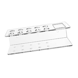 Acrylic Pen Display <b>Stand</b> Modern Premium Clear Acrylic <b>Desktop</b> Pen Pencil Cup Promotional Pen Organizer Holder - Product Image 1