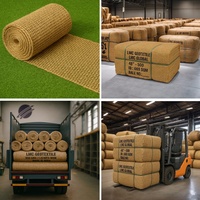 500 GSM écologique Jute géotextile tapis économiseur de sol biodégradable contrôle de l'érosion pour l'aménagement paysager RTS disponible
