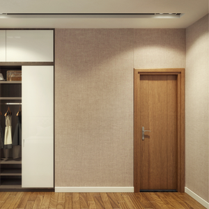 Puerta Interior Precolgada de Estilo Shaker de 40 mm de Grosor, Núcleo Hueco de WPC, Resistente al Agua y al Moho, para Dormitorio y Baño - Product Image 3