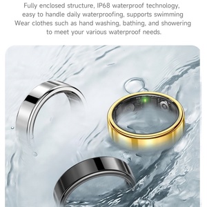 Anillo Inteligente de Acero Inoxidable, Monitor de Salud, Sueño, Frecuencia Cardíaca, SpO2, Control por Aplicación, Resistente al Agua IP68, Anillo de Fitness - Product Image 3