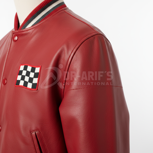 High Quality Winter High Street Varsity Baseball Letterman <b>Jackets</b> <b>Men</b> Front Custom <b>Letter</b> Embroidery Hooded Zipper Waterproof - Product Image 4
