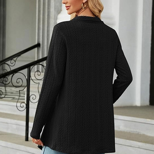 Cárdigans para Mujer, Prendas de Punto Ligeras y Modernas, Fabricante OEM ODM, Cárdigans para Mujer, Cárdigan con Botones, Venta al Por Mayor - Product Image 2