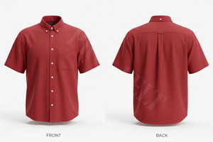 Chemise décontractée pour homme en coton 100% uni, légère, classique, avec poche, tendance, douce, pour le bureau, été - Product Image 6