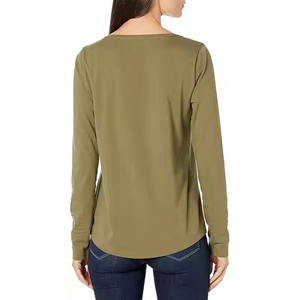 Camiseta Personalizada de Moda para Mujer, Estilo Casual Urbano, Venta al Por Mayor OEM, Tela de Lona de Alta Calidad, Secado Rápido, Personalizable - Product Image 6