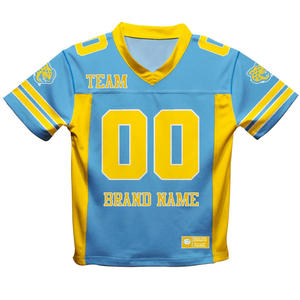 High Quality Drop Shoulder Soccer Jersey Polyester Mesh American Football Jersey Sublimation Mesh Boxy Cropped Rugby Jersey - Product Image 3
