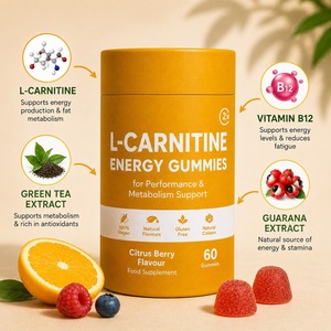 Gomitas Energéticas de L-Carnitina de Marca Privada OEM para Mejorar el Rendimiento y Apoyar el Metabolismo - Product Image 5