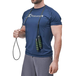 Adjustable Steel Wire Jump Rope <b>Ball</b> Bearing Foam Handle Tangle Free for Home Workout Neon Green Gym <b>Exercise</b> Jumping Rope - Product Image 5