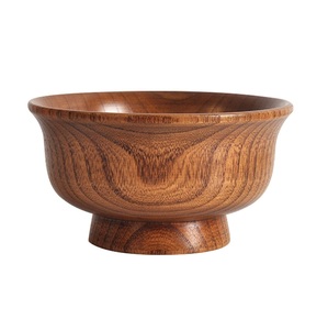 Bol sur piétement en bois conçu pour accompagner les repas quotidiens, avec une construction robuste et une utilisation durable à long terme - Product Image 5