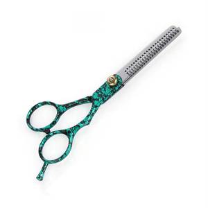 Tijeras de Entresacar de Acero Inoxidable con 30 Dientes, Punta Redonda, para Diestros, Mango Mediano, Uso en Salón de Belleza - Product Image 6