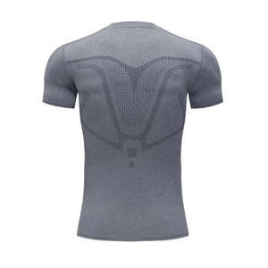 <b>Mens</b> Fitness Short Sleeve T <b>Shirt</b> Quick-Dry Breathable Training Wear Bodybuilding Tight <b>Compression</b> <b>Shirts</b> For <b>Men</b> On Sale Now - Product Image 6