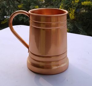 Premium Hammered Copper <b>Mug</b> Handcrafted Copper Mule <b>Mug</b> with Strong Handle Great for Ice Cold Drinks Home Bars and Party Serving - Product Image 3