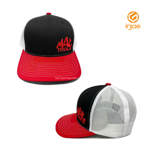 Gorra de Malla de 5 Paneles Estructurada de Dos Tonos con Logotipo Bordado de Alta Calidad, Estilo Americano, para Hombre y Mujer - Product Image 1