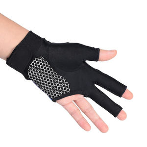 Gants de billard personnalisés en gros avec logo, antidérapants, 3 doigts, respirants, confortables, unisexes - Product Image 6