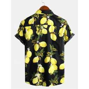 เสื้อฮาวายพิมพ์ลายสำหรับผู้ชาย,เสื้อบีชแขนสั้นพิมพ์ลายดิจิตอลเสื้อยืด Unisex สำหรับฤดูร้อน - Product Image 2