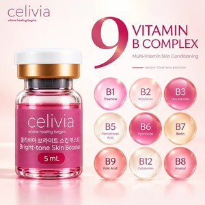 Suero SKIN BOOSTER CELIVIA BRIGHT TONE 5 mL, suero para realzar la luminosidad de la piel, para piel opaca, suero iluminador para un brillo radiante. - Product Image 1