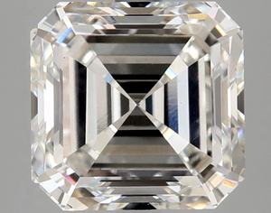 2ct GH VVS 7mm Lab Grown Asscher Cut Moissanite Retroalimentación positiva Suelto 7X7mm Diamond Asscher Cut - Product Image 2