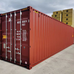 Contenedor de Envío Seco Usado de 20 pies, Estándar, Color Naranja, Caja de Carga, Logística, Almacenamiento, Entrega Rápida, Venta de Stock, Austria - Product Image 1