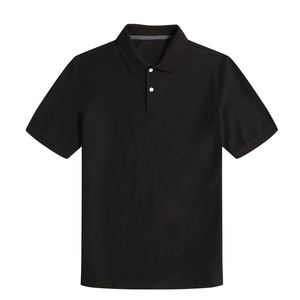 Vêtements en gros, usine de vêtements, polos pour hommes en coton uni, sur mesure, grande taille, haute qualité, 100% coton respirant - Product Image 2
