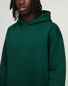 OEM/ODM – Nouveaux sweats à capuche et sweat-shirts décontractés pour hommes, 100 % coton, 480 GSM, coupe ample, fermeture éclair, sans cordons, respirants, pour l'hiver - Product Image 3