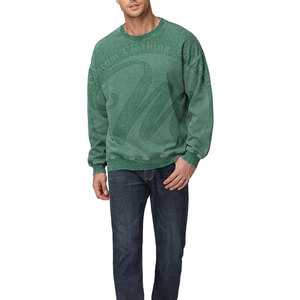 Sweat-shirt délavé à l'acide de haute qualité pour homme, manches longues, style unique 2026 - Product Image 4
