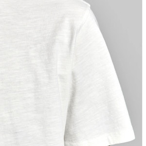 Camisetas de Jersey Blancas para Hombre, Cuello Redondo, Manga Corta, Básicas, 100% Algodón, Secado Rápido, Transpirables, Corte Regular - Product Image 5