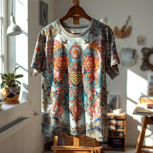 เสื้อยืดพิมพ์ลายผู้ชาย ผ้าฝ้าย สไตล์ลำลอง แฟชั่นสตรีทแวร์ พร้อมบริการรับผลิตแบบ OEM ODM - Product Image 4