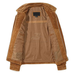 Chaqueta de cuero tipo bomber para hombre, hecha en Pakistán, en stock, para uso casual, precio bajo, chaqueta de invierno en venta. - Product Image 3