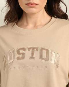 Camisetas personalizadas para mujer, corte holgado, camiseta extragrande de algodón orgánico, algodón liso, estilo vintage, de lujo, alta calidad. - Product Image 4