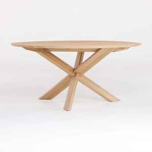 High Quality Solid Teak <b>Wood</b> <b>Dining</b> Table Modern Design Waterproof Eco-Friendly Indoor/Outdoor Use Natural Color 1-Year - Product Image 5