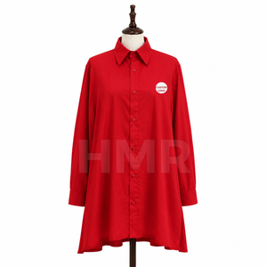 เสื้อเชิ้ตทูนิค HMR Sorority Sisterhood ไซส์พลัส ติดกระดุม มีกระเป๋า แขนยาว ระบายอากาศได้ดี ดีไซน์ทันสมัย - Product Image 1