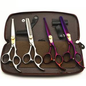 Tijeras Profesionales para Peluquería, de Acero Inoxidable, para Adelgazar el Cabello, para Diestros, Mango Largo, 28 Dientes, Cuchilla Afilada, Reutilizables - Product Image 5