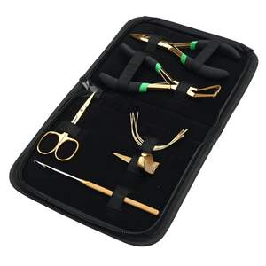 Juego de herramientas profesionales para extensiones de cabello negro con alicates de crimpado de microperlas, tijeras, alicates para extensiones de cinta, herramienta de enhebrado de bucles y ganchos, y clips. - Product Image 1