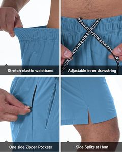 Pantalones Cortos Deportivos Transpirables para Hombre, para Correr, Gimnasio, Fitness, con Logotipo Personalizado, 5 Pulgadas, Casuales - Product Image 3