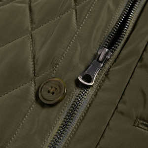 เสื้อแจ็คเก็ตพัฟเฟอร์บุใยสังเคราะห์แบบกันน้ำ กันลม อุ่น น้ำหนักเบา เคลือบลายพรางสำหรับฤดูหนาว มีกระเป๋าหน้า เหมาะสำหรับผู้ชายไซส์ใหญ่ - Product Image 4